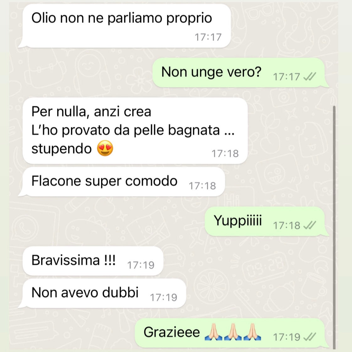 Olio corpo idratante